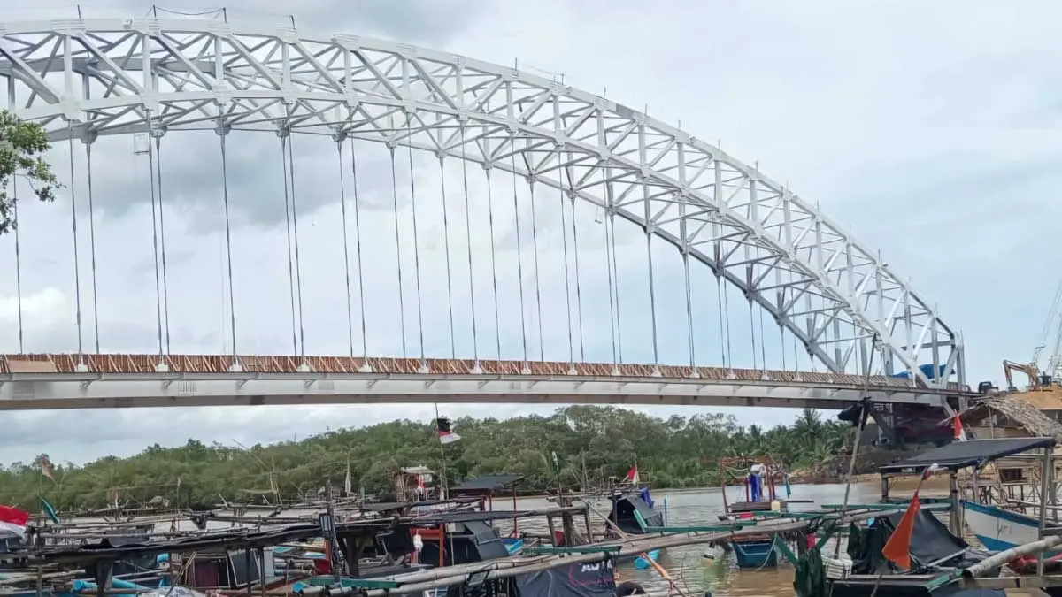 Pembangunan Jembatan Sodongkopo Pangandaran Ditargetkan Tuntas Akhir Tahun Jembatan sodongkopo pangandaran