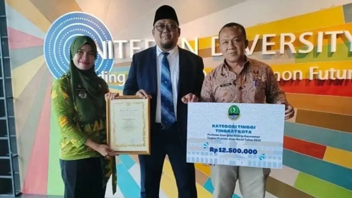 Kecamatan Purwaharja Kota Banjar Raih Penghargaan Kecamatan dengan Kinerja Tertinggi kecamatan purwaharja