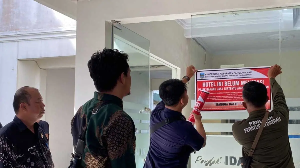 Bapenda Pangandaran Tunggu Itikad Baik Empat Hotel Penunggak Pajak pajak hotel di Pangandaran
