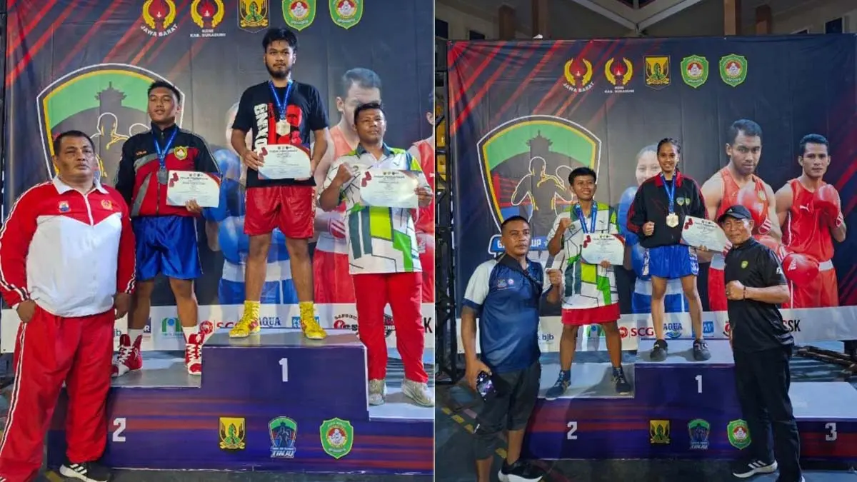 tinju BK Porprov Kota Tasikmalaya
