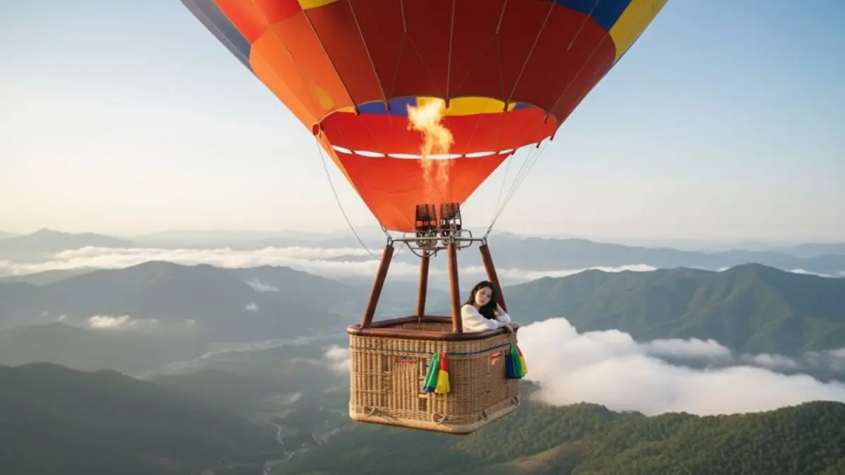 Tanpa Skill Editing! Dengan Prompt Gemini AI Ini Edit Foto Naik Balon Udara Jadi Super Estetik Prompt Gemini AI