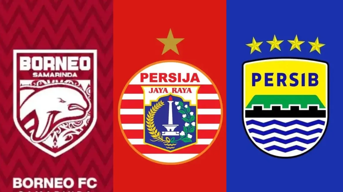 Persib Bandung Turun ke Peringkat 3 Klasemen Super League Setelah Persija dan Borneo FC Menang pada Hari Ini Borneo FC / Persija Jakarta / Persib Bandung