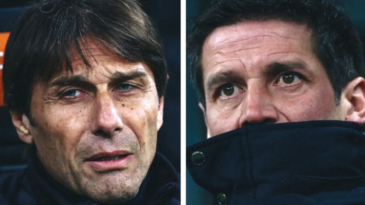 Antonio Conte dan Cristian Chivu