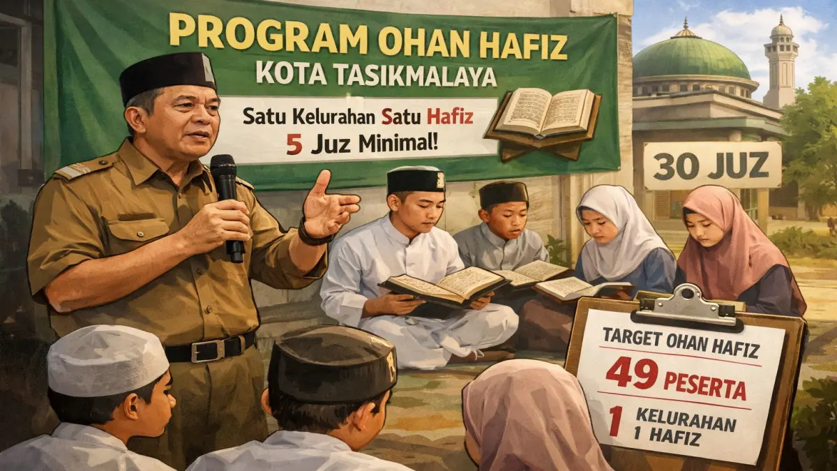 target Ohan Hafiz Kota Tasikmalaya belum tercapai