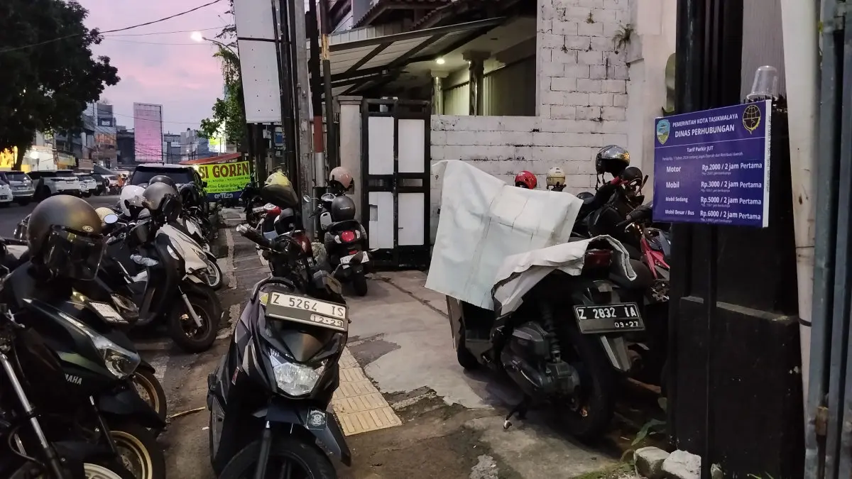 sistem parkir berkarcis Kota Tasikmalaya