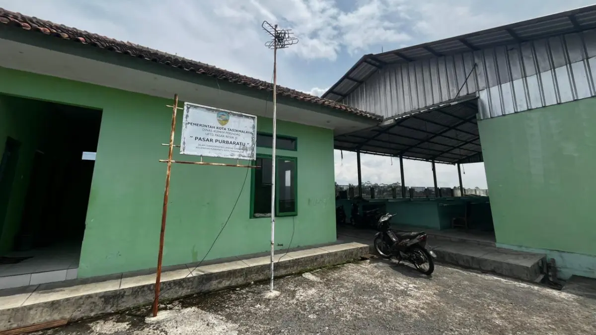 Pasar Purbaratu Kota Tasikmalaya sepi pembeli