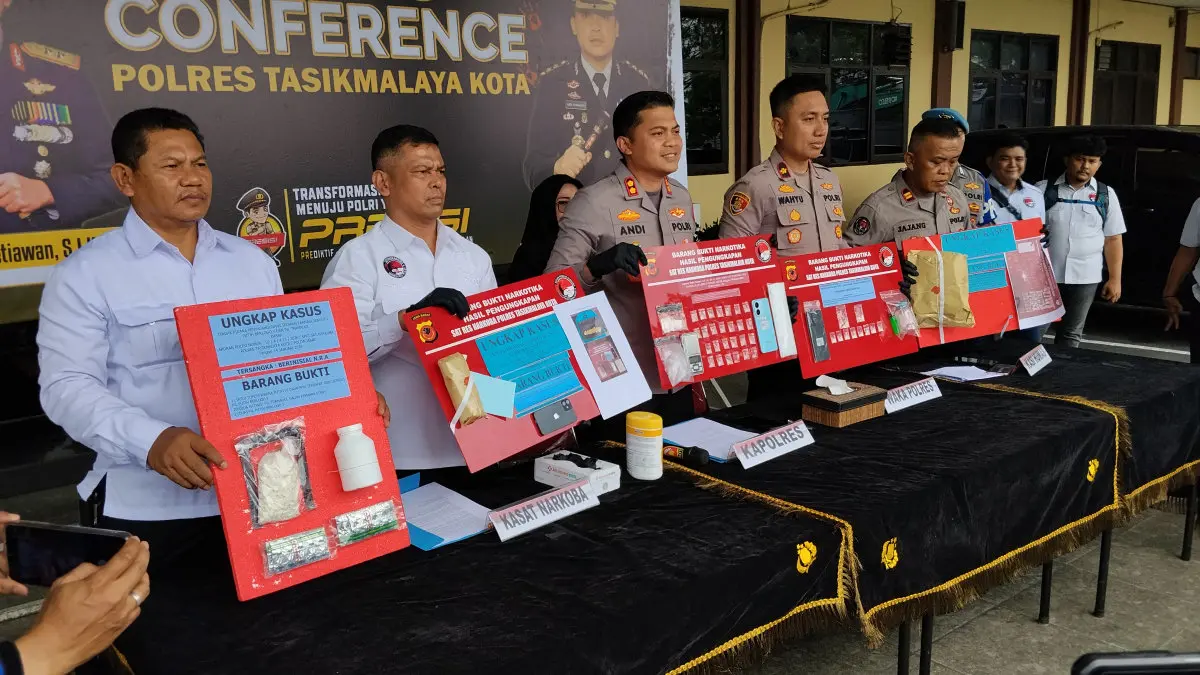 pengungkapan kasus narkoba Kota Tasikmalaya Januari 2026