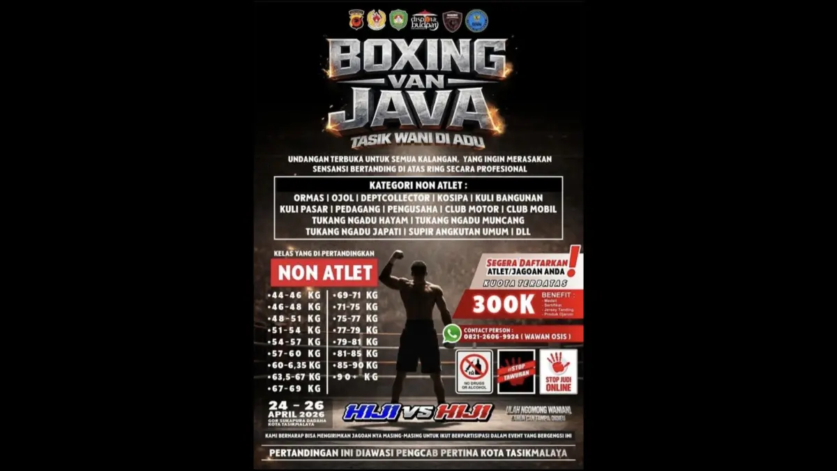 Boxing Van Java, kejuaraan tinju, petarung kota tasikmalaya