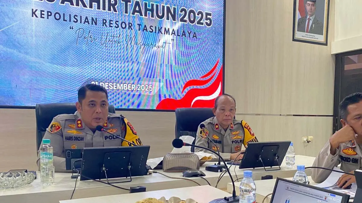 Sepanjang 2025, Polres Tasikmalaya Tangani 402 Kasus, 80 Persen Tuntas kasus kriminal Tasikmalaya 2025