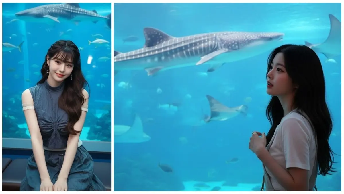 5 Prompt AI Terbaru! Edit Foto Liburan di Okinawa Churaumi Aquarium Jadi Lebih Hidup Prompt AI