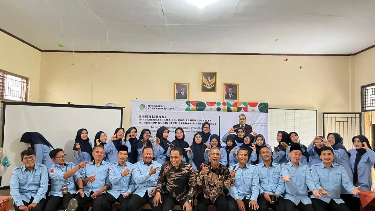 Lebih Humanis, MTsN 4 Kota Tasikmalaya Gelar Sosialisasi Implementasi Kurikulum Berbasis Cinta SOSIALISASI