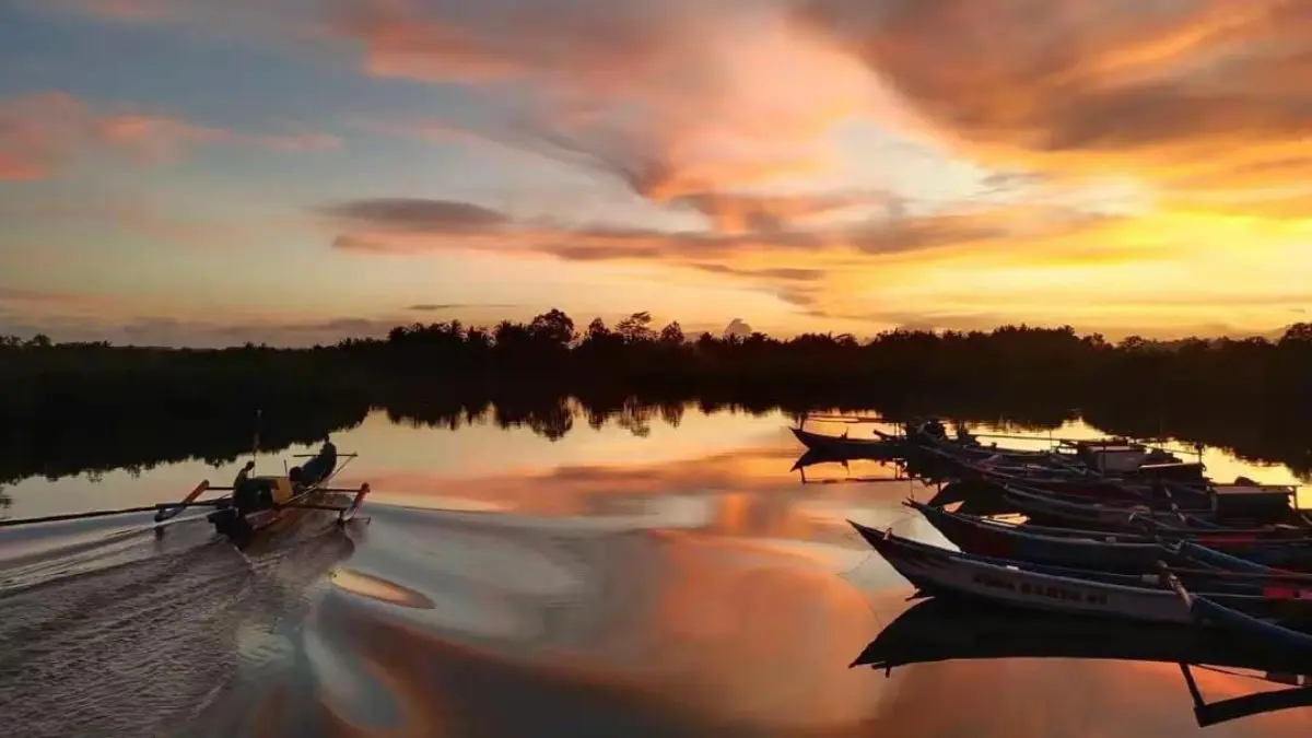 Banyak yang Belum Tahu! Pantai Bojong Salawe Punya Sunset Terbaik di Pangandaran Pantai Bojong Salawe