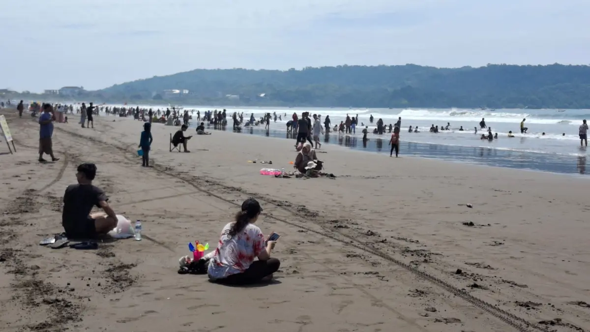 Pemasukan Retribusi Pariwisata Pangandaran Tembus Rp 45 Miliar Wisata Pantai Pangandaran