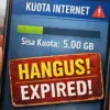 kuota internet hangus