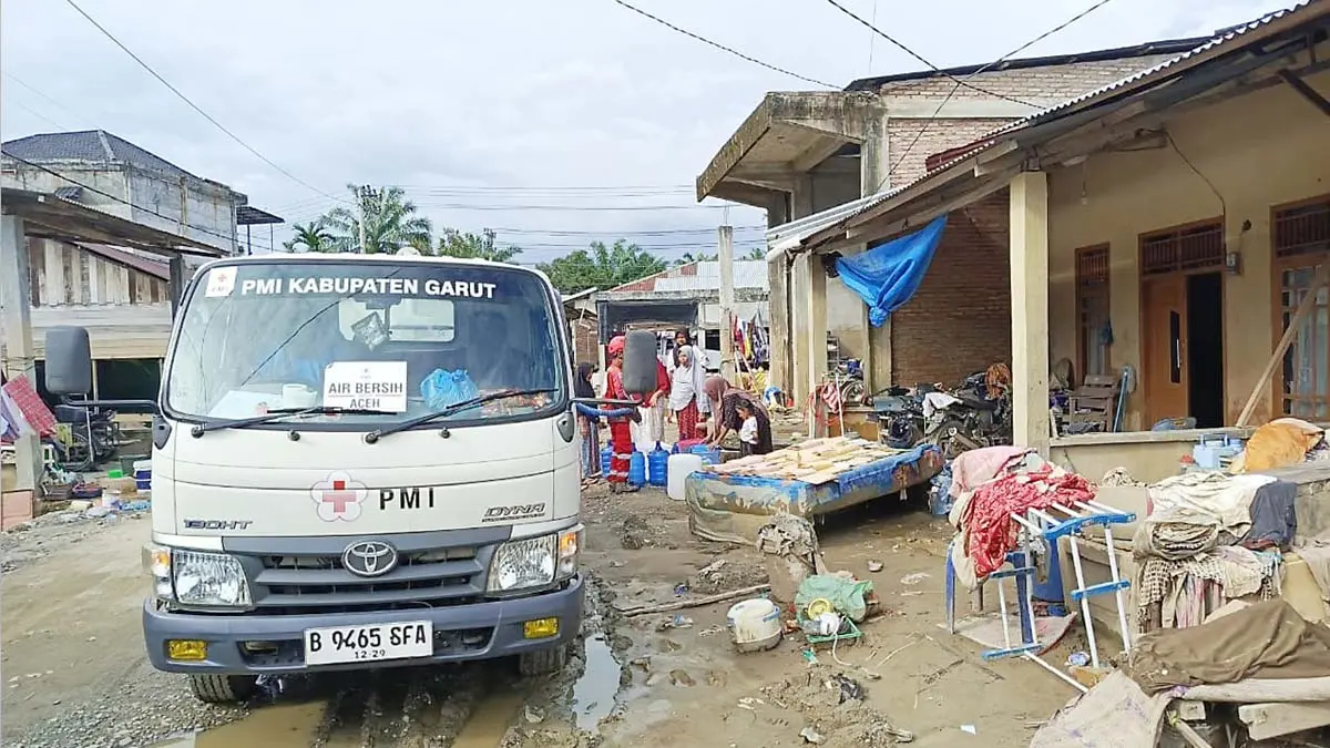 Relawan bencana Aceh dari Garut