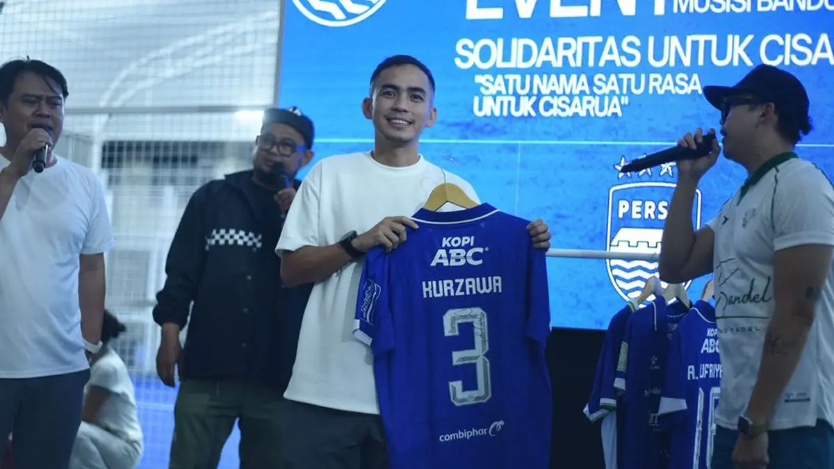 Persib Kompak Bersama Musisi Bandung Menggalan Dana untuk Korban Bencana Alam Cisarua