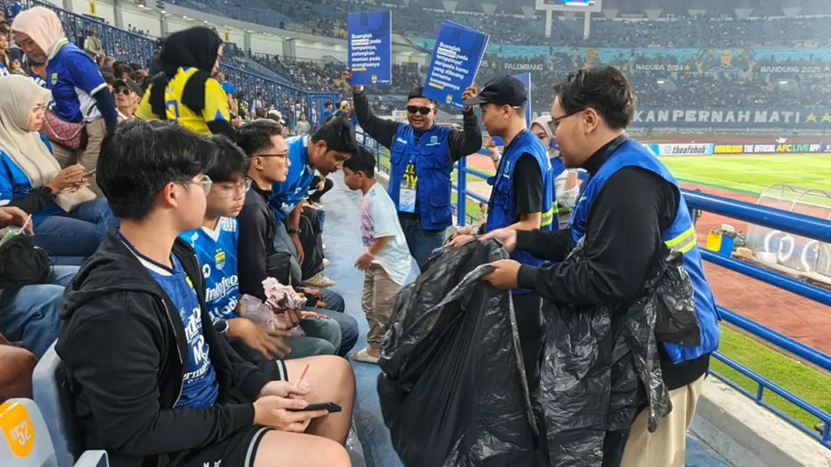 Persib Kelola Sampah Stadion GBLA Melalui Pendekatan Zero Waste to Landfill