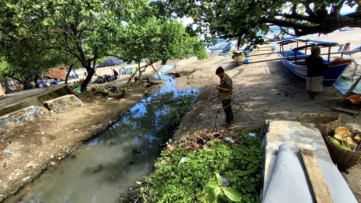 Limbah hotel pantai pangandaran