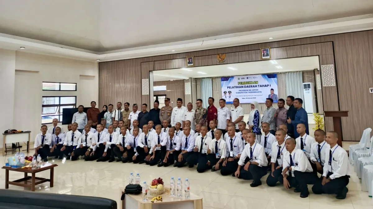 Kuatkan Etos Kerja, Pelatihan Magang ke Jepang Tahap I di Kabupaten Tasikmalaya Dibuka Program magang ke jepang