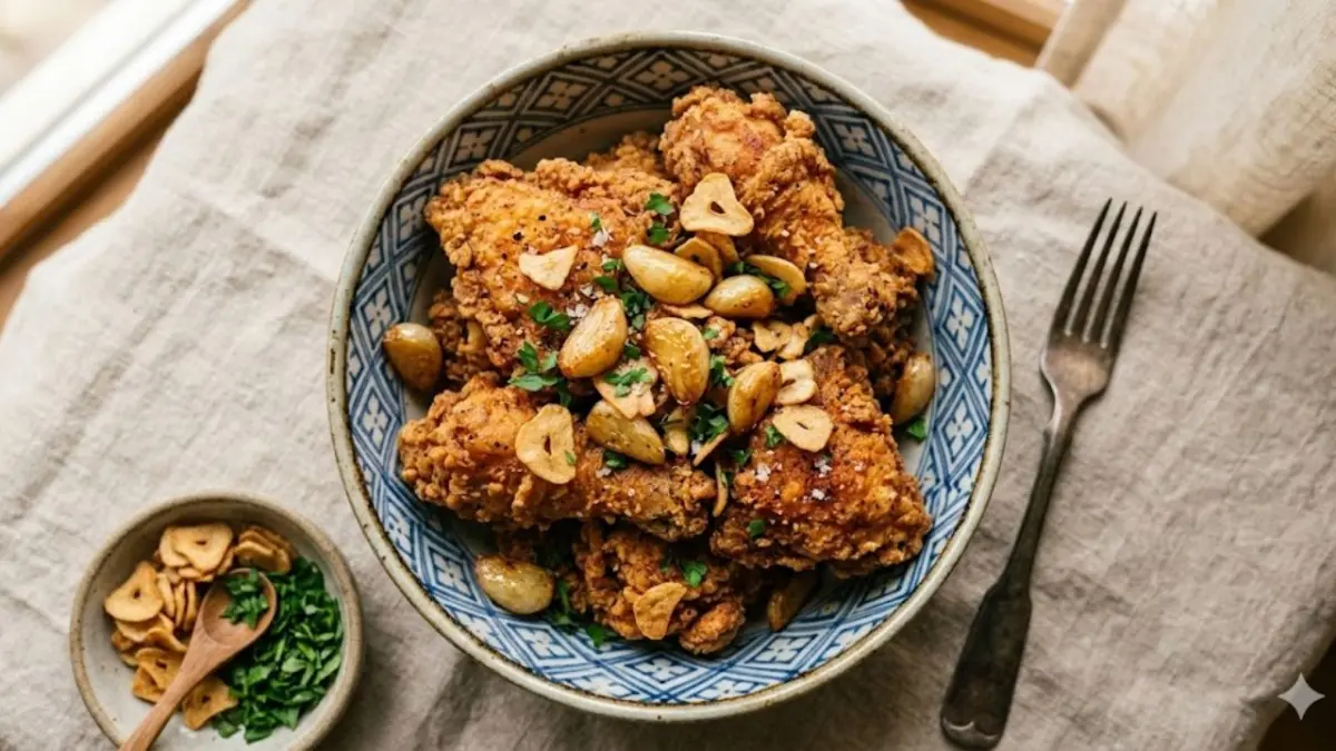 Ide Menu Berbuka Puasa, Resep Ayam Bawang Putih yang Gurih, Renyah, dan Bikin Ketagihan Ayam Bawang Putih