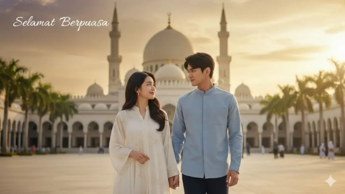 Prompt Gemini AI, Cara Edit Foto Bareng Pasangan Edisi Ramadhan yang Realistis Banget! Prompt Gemini AI