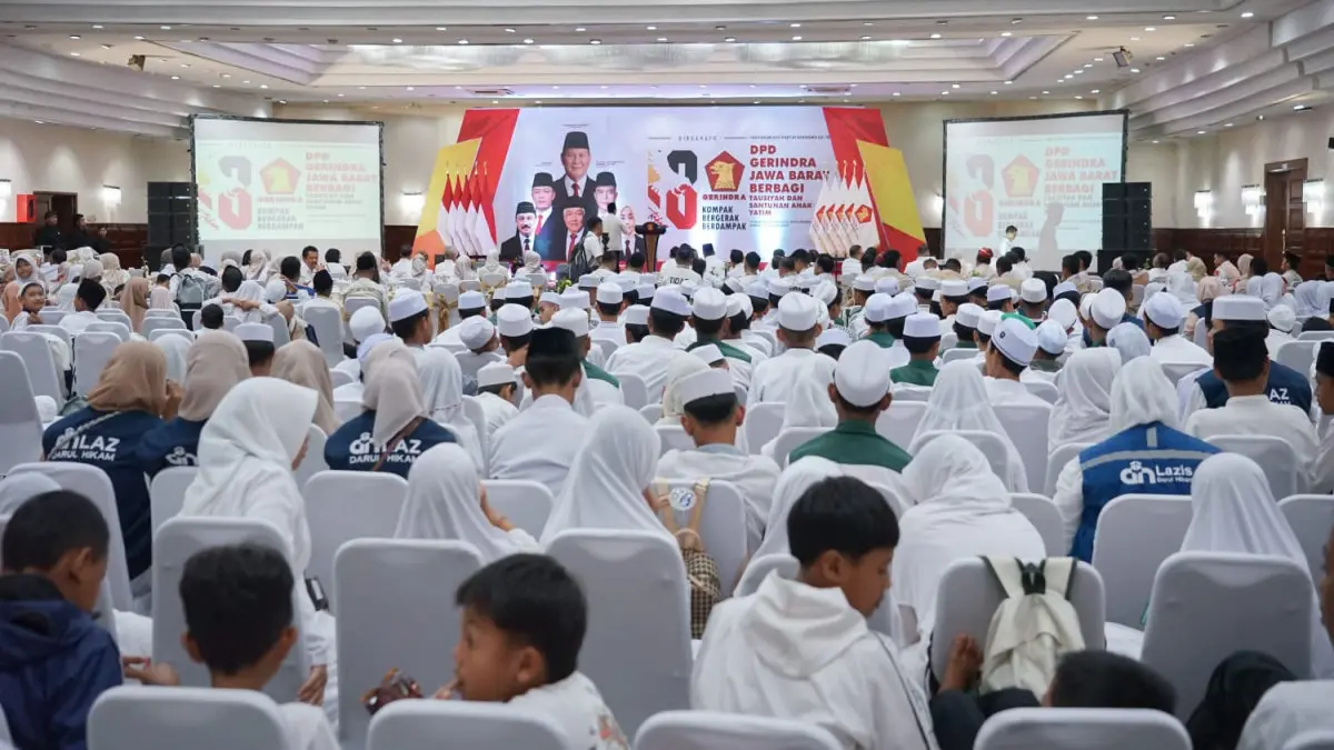 peringatan HUT ke-18 Gerindra Jawa Barat di Bandung