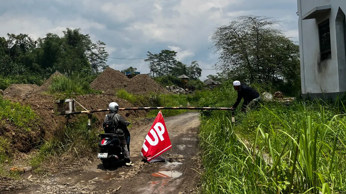 akses sekolah berbahaya di Kota Tasikmalaya