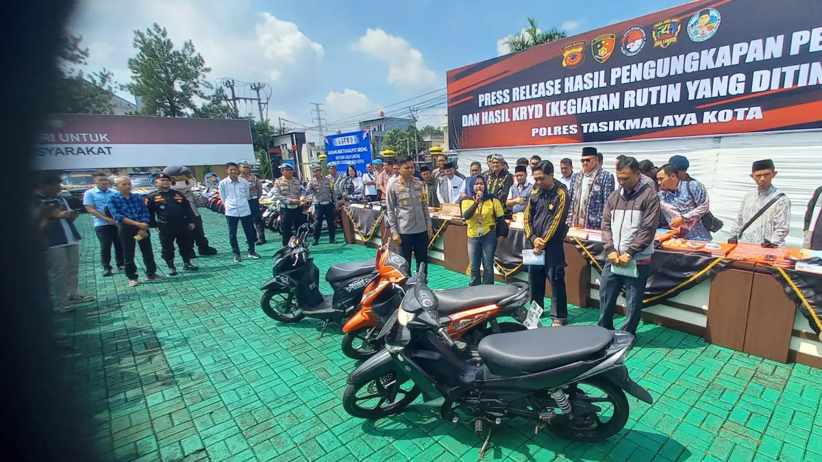 pengungkapan kasus curanmor di Kota Tasikmalaya 2026