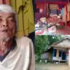lansia tinggal di tenda darurat akibat rumah ambruk di Kota Tasikmalaya