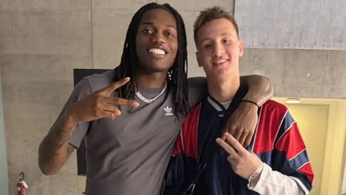 Rafael Leao dan Francesco Camarda