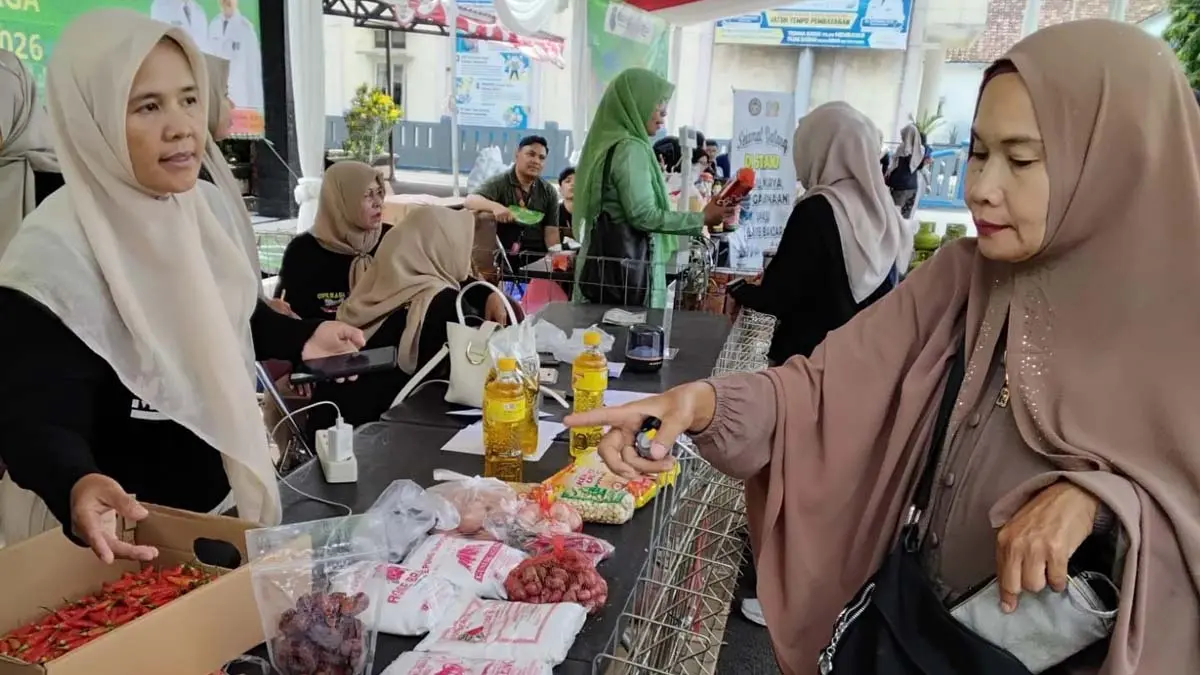 Pasar murah di kota banjar