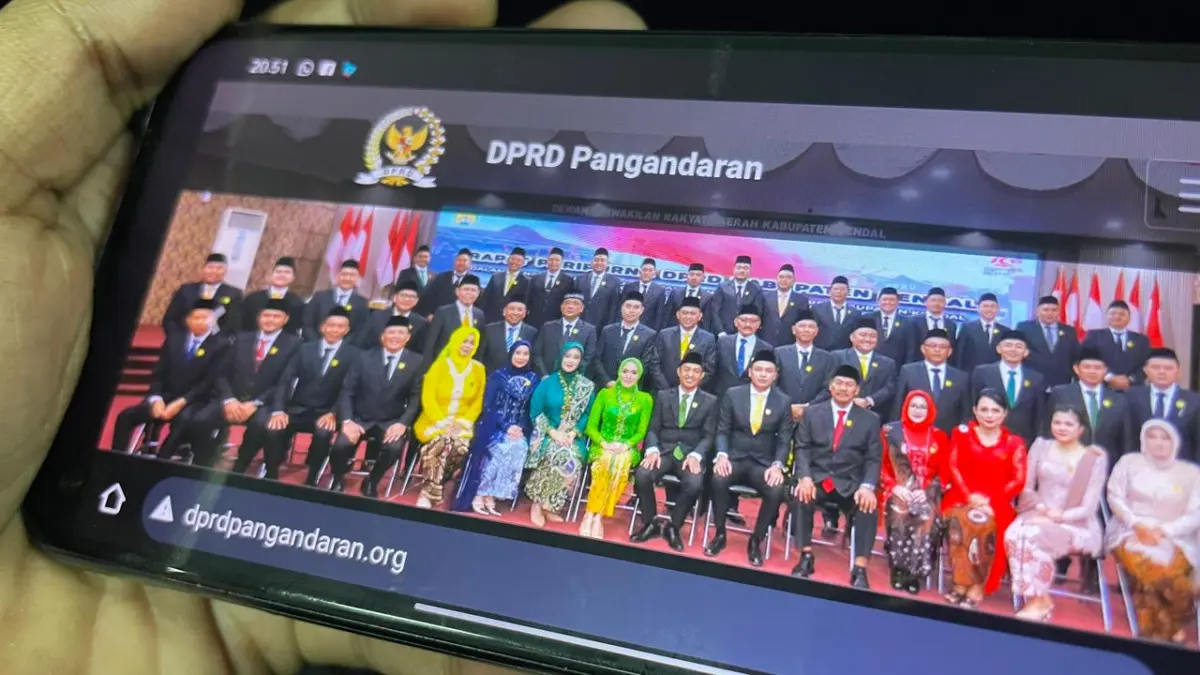 Muncul Website Palsu DPRD Pangandaran, Yang Asli Malah Tak Bisa Dibuka website sekretariat DPRD Pangandaran
