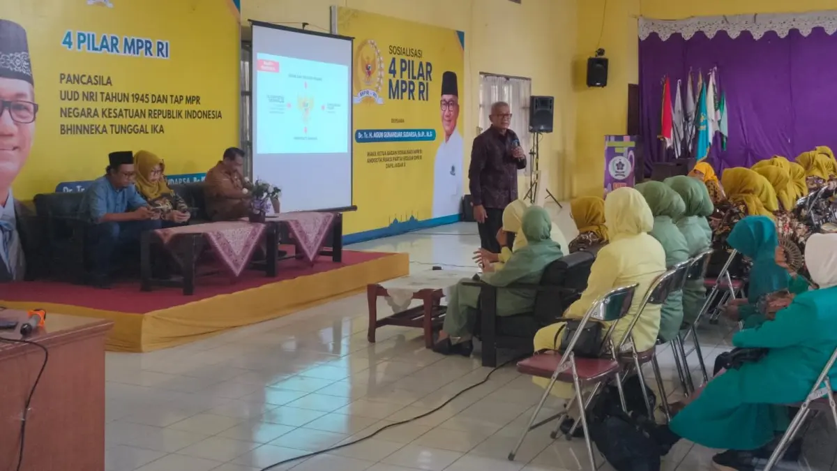 Perempuan Dituntut Sebarkan Wawasan Kebangsaan Empat Pilar, Ini Pesen Anggota DPR RI saa Temu Warga di Ciamis Empat Pilar