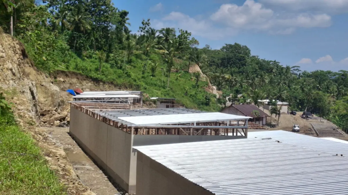 Relokasi warga pasar wisata desa sukahurip pangandaran