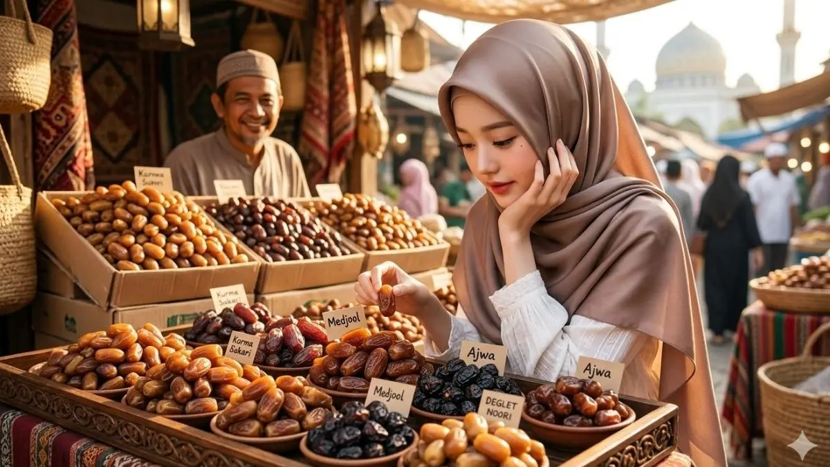 Coba Sekarang, 5 Prompt Gemini AI Untuk Edit Foto Sedang Beli Kurma Ini Bikin Foto Ramadan Lebih Hidup Prompt Gemini AI