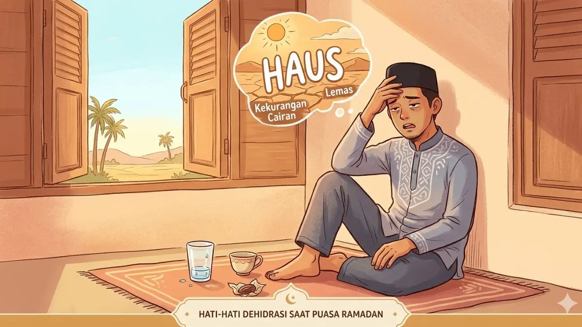 Cara Menghindari Dehidrasi Saat Puasa
