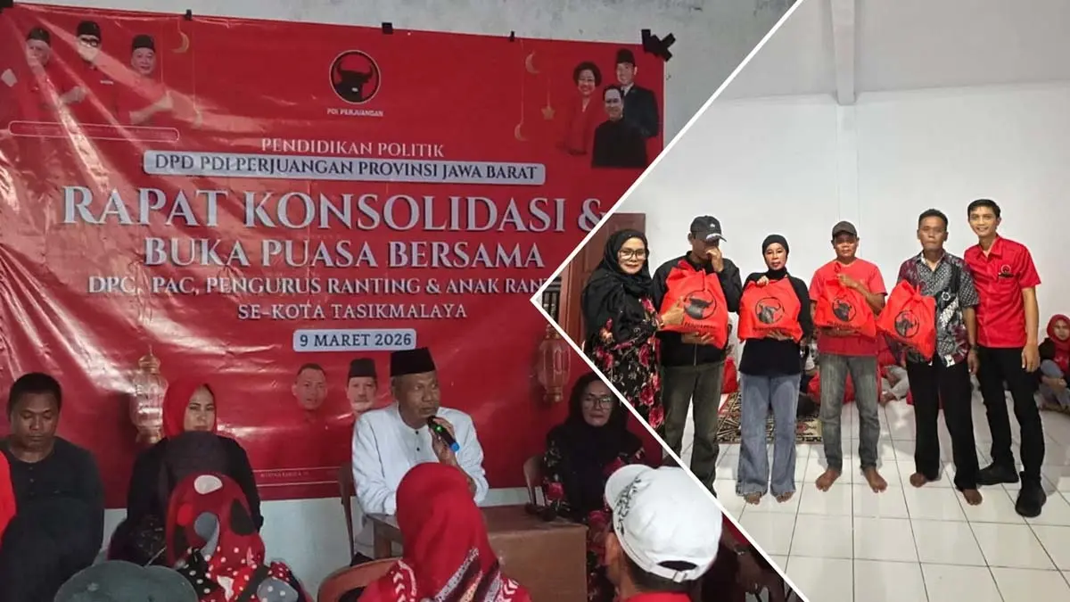 Gelar Rapat Konsolidasi, PDIP Kota Tasikmalaya Minta Kader Makin Solid Pdip kota tasikmalaya