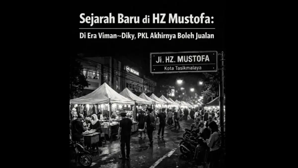 PKL boleh berjualan di Jalan HZ Mustofa Kota Tasikmalaya