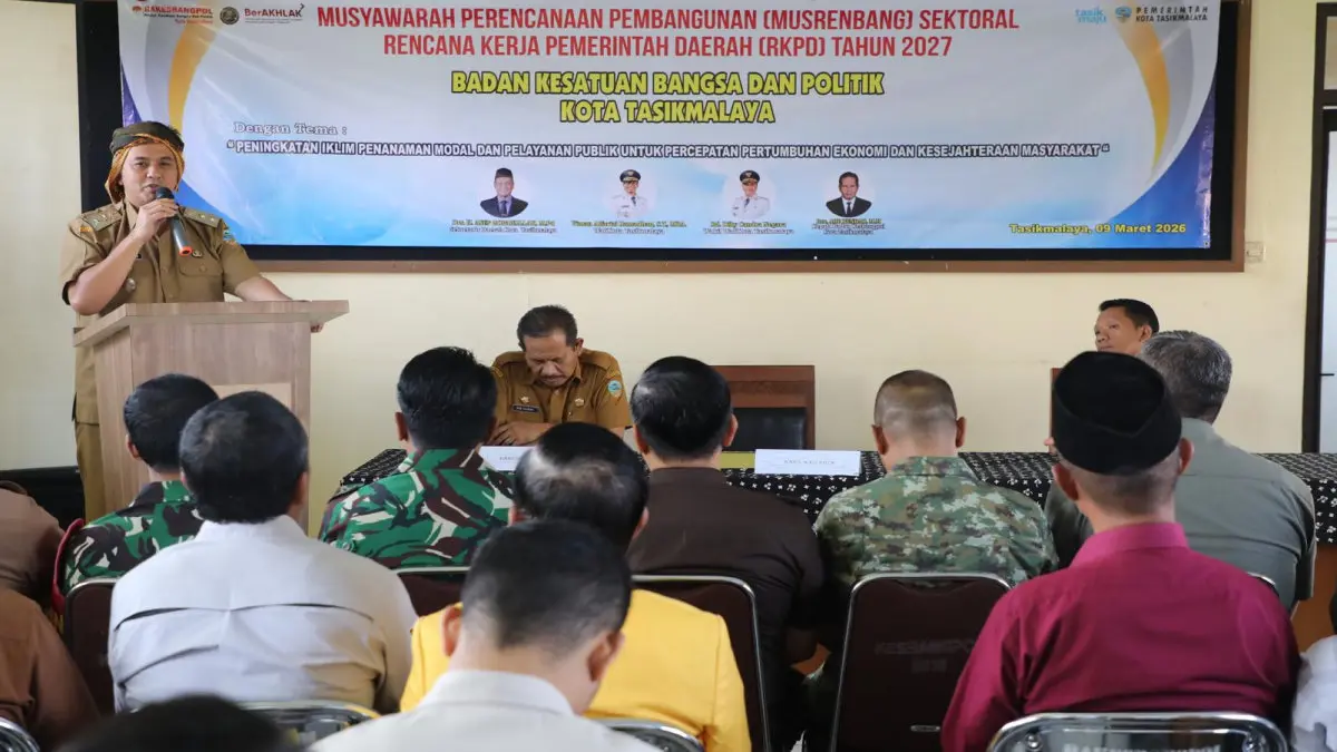 Musrenbang Bakesbangpol Kota Tasikmalaya untuk program pembangunan 2027