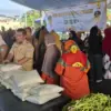 gerakan pangan murah di Kota Tasikmalaya diserbu warga