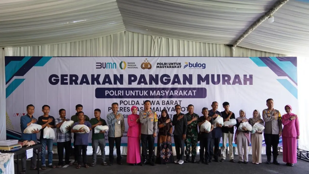 sembako murah di Mapolres Kota Tasikmalaya