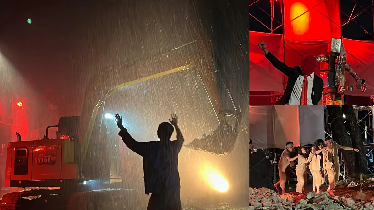 Teater kolosal Jantur kritik konflik agraria di Tasikmalaya