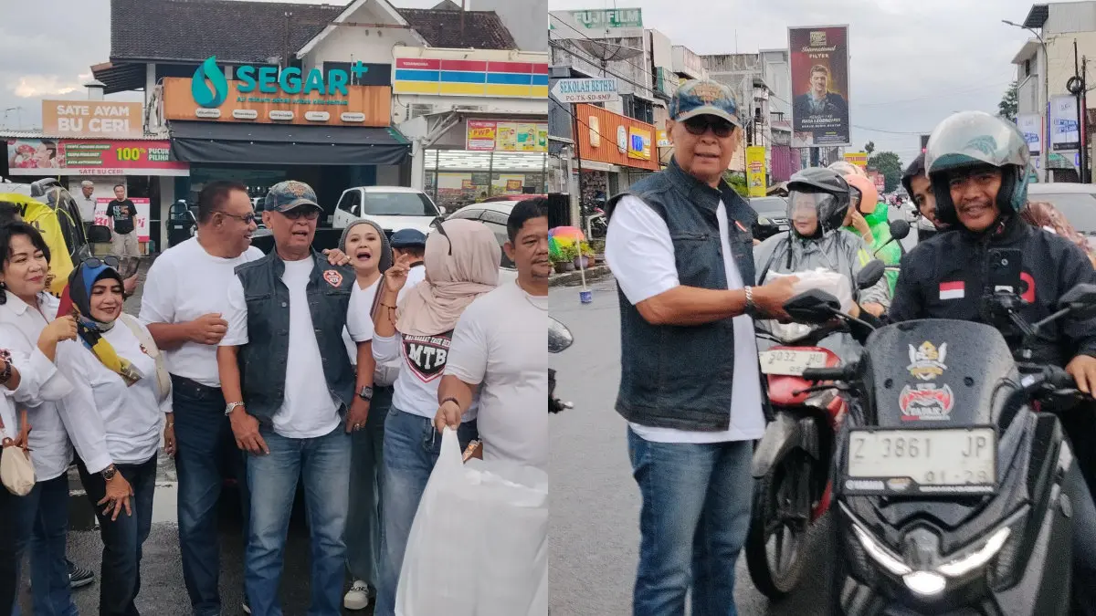 MTB bagikan ratusan takjil Ramadan di Kota Tasikmalaya