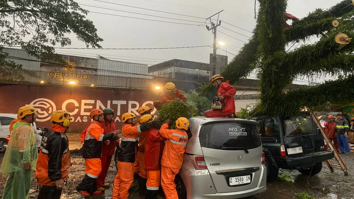 cuaca ekstrem Kota Tasikmalaya hari ini