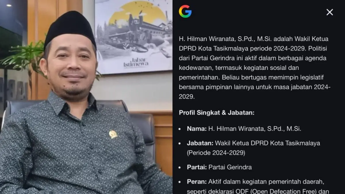 profil Hilman Wiranata DPRD Kota Tasikmalaya