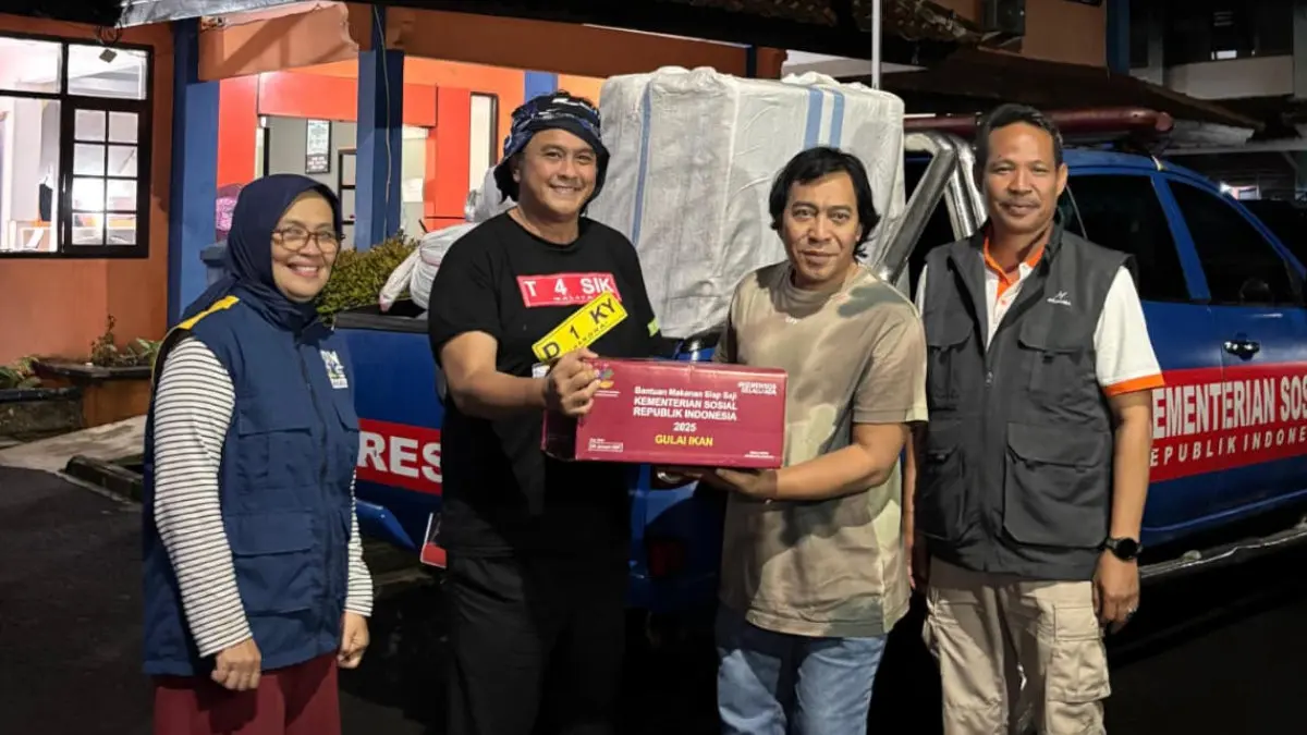 bantuan bencana Kota Tasikmalaya dari Kemensos