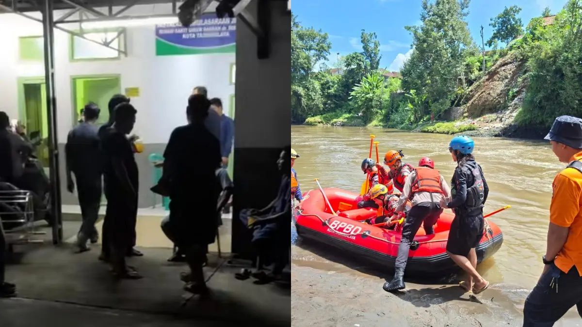 mayat ditemukan Sungai Ciwulan Tasikmalaya