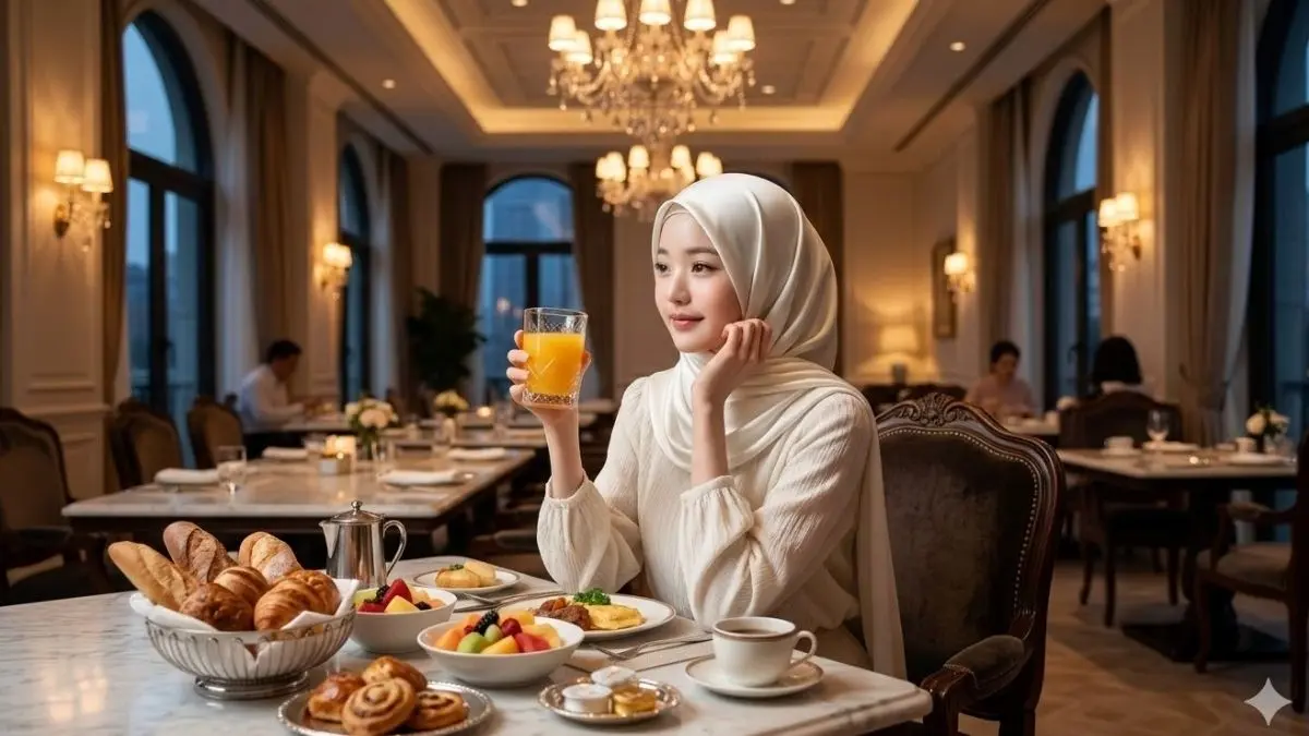 6 Prompt Gemini AI Untuk Edit Foto Sahur di Hotel Mewah yang Estetik dan Terlihat Realistis Prompt Gemini AI