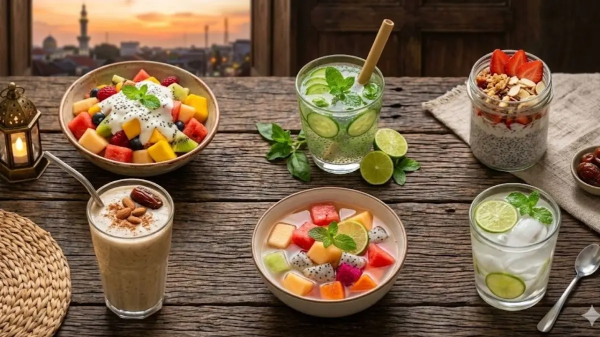 Bingung Pilih Takjil? Ini 6 Ide Takjil Sehat Rendah Gula yang Tetap Nikmat Saat Puasa Takjil Sehat Rendah Gula