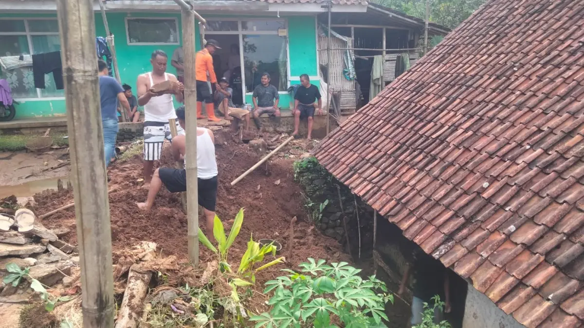 Longsor di Kabupaten ciamis